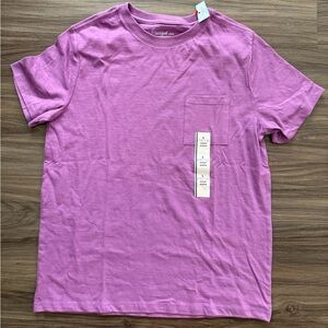 Cat & Jack Purple Pocket Short Sleeve Tee size L 10/12-NWT